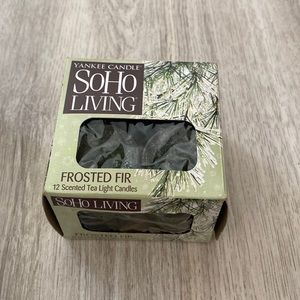 Yankee Candle Tea Lights Frosted Fir Scented